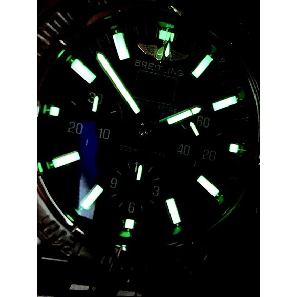 Breitling Men's Watch A44359 Blackbird Swiss Automatic Chronograph Black Dial - Picture 7 of 14